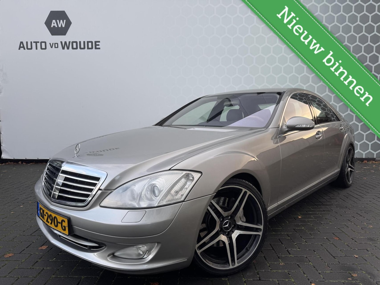 Mercedes-Benz S-klasse - 500 Distronic 20 inch AMG Zwart Leer Xenon - AutoWereld.nl