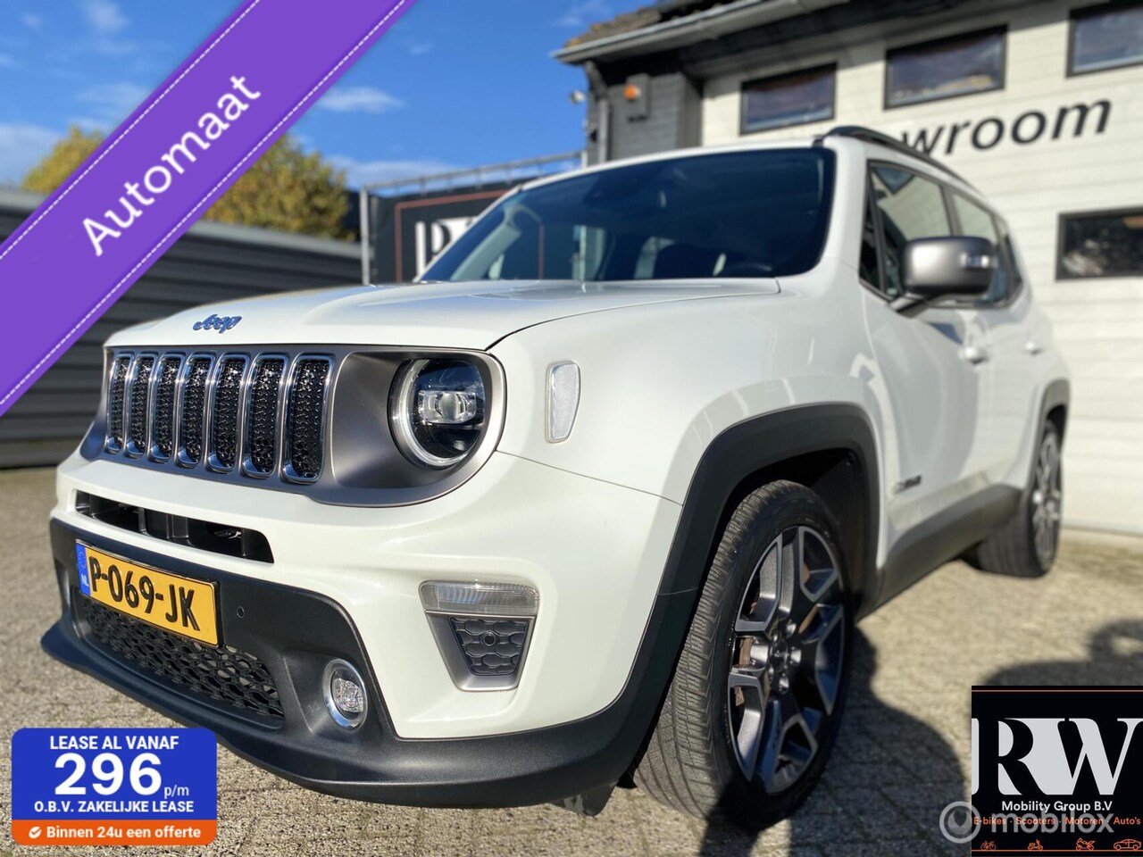 Jeep Renegade - 1.3T Limited*AUTOMAAT*STOELVERWARMING*TREKHAAK - AutoWereld.nl