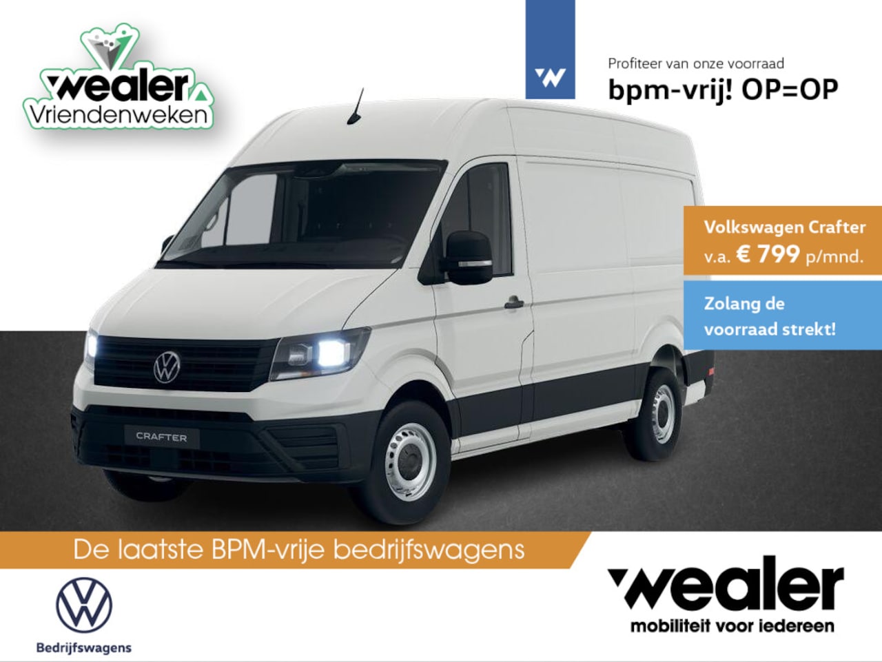 Volkswagen Crafter - Bedrijfswagens Highline L3 2.0 TDI EU6 103 kW (140 pk) GVW 3.0T W - AutoWereld.nl