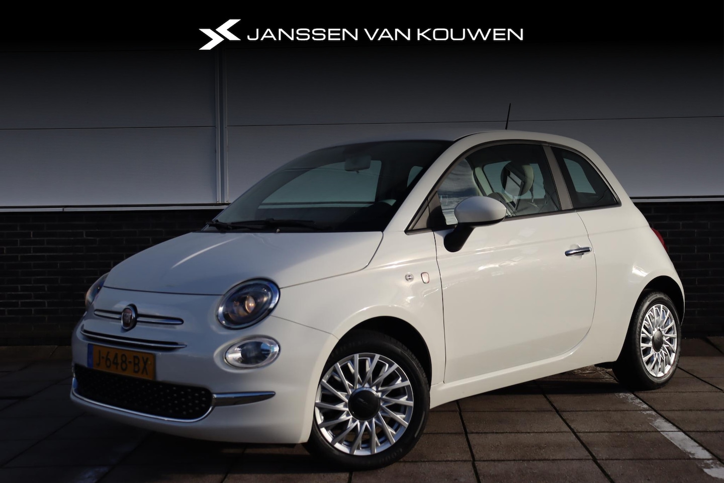 Fiat 500 - 1.0 Hybrid Lounge * Cruise Control * Airco * Licht metaal * - AutoWereld.nl