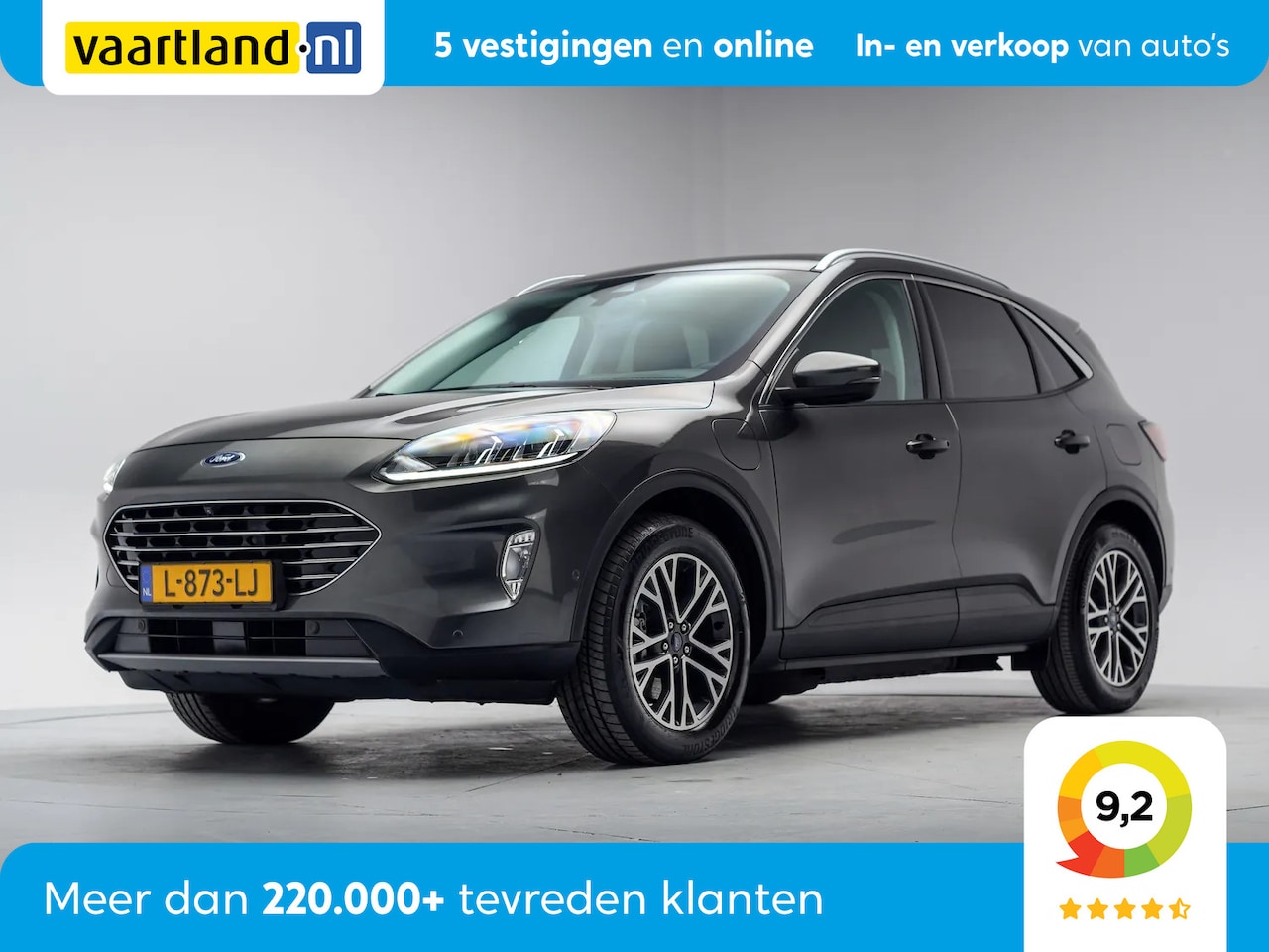 Ford Kuga - 2.5 PHEV Titanium Aut. [ LED Stoelverwarming Adapt.cruise ] - AutoWereld.nl