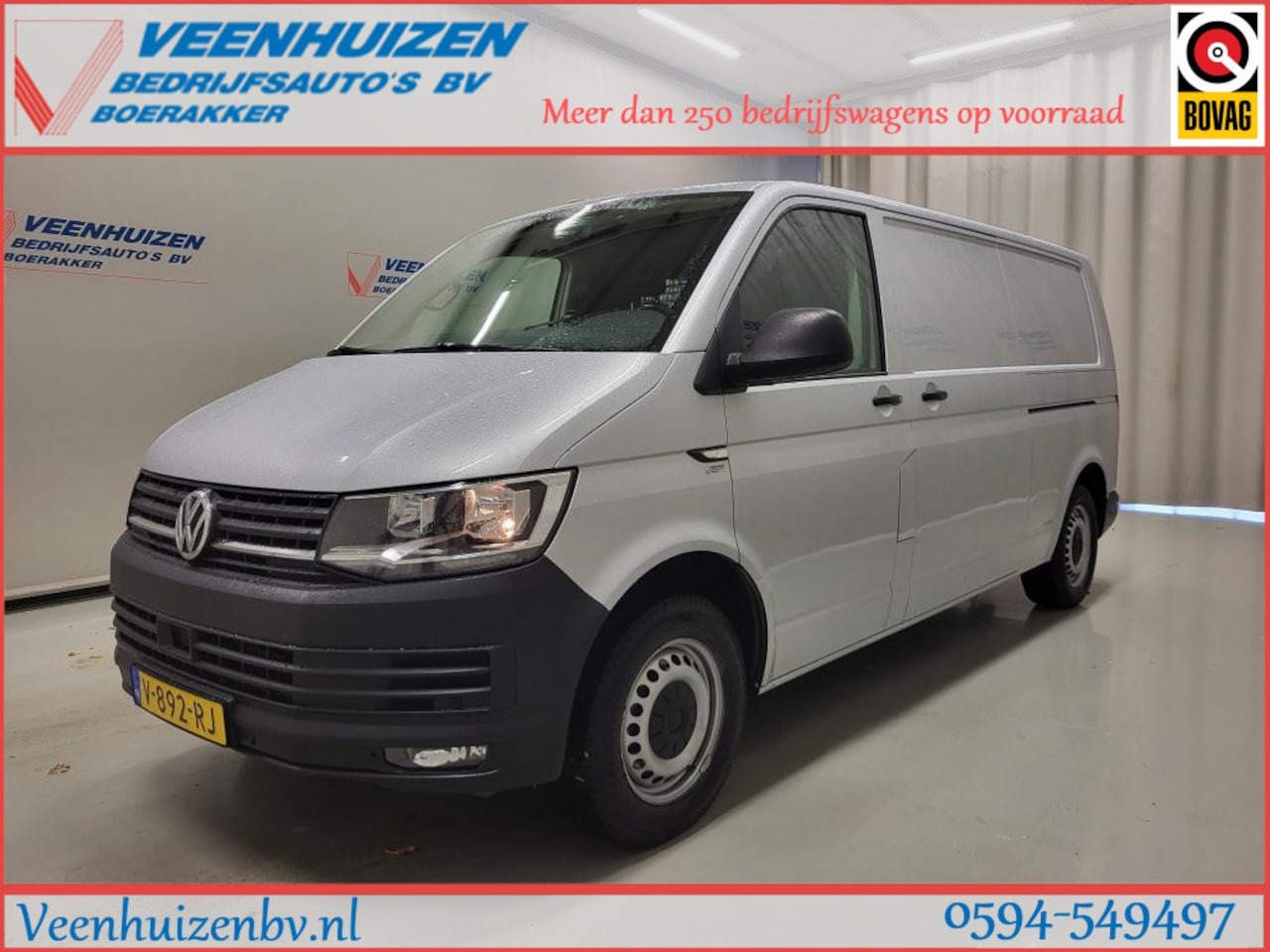 Volkswagen Transporter - 2.0TSI 150pk L2/H1 Trekhaak Benzine! - AutoWereld.nl