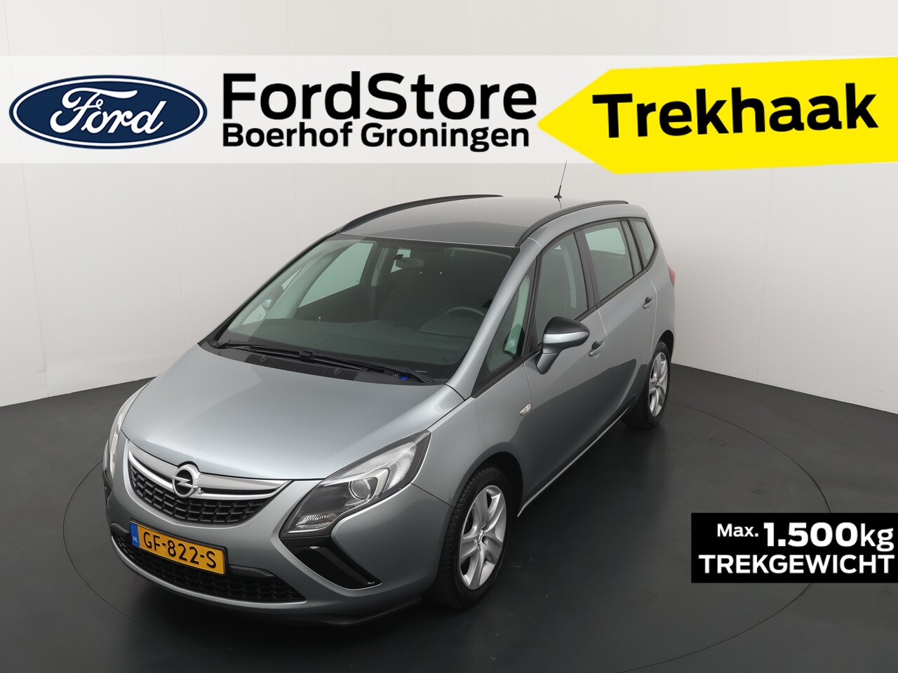Opel Zafira Tourer - 1.4 140 pk Edition | Automaat | Trekhaak | 1500 KG trekgewicht | Cruise | 4 seiz. banden - AutoWereld.nl