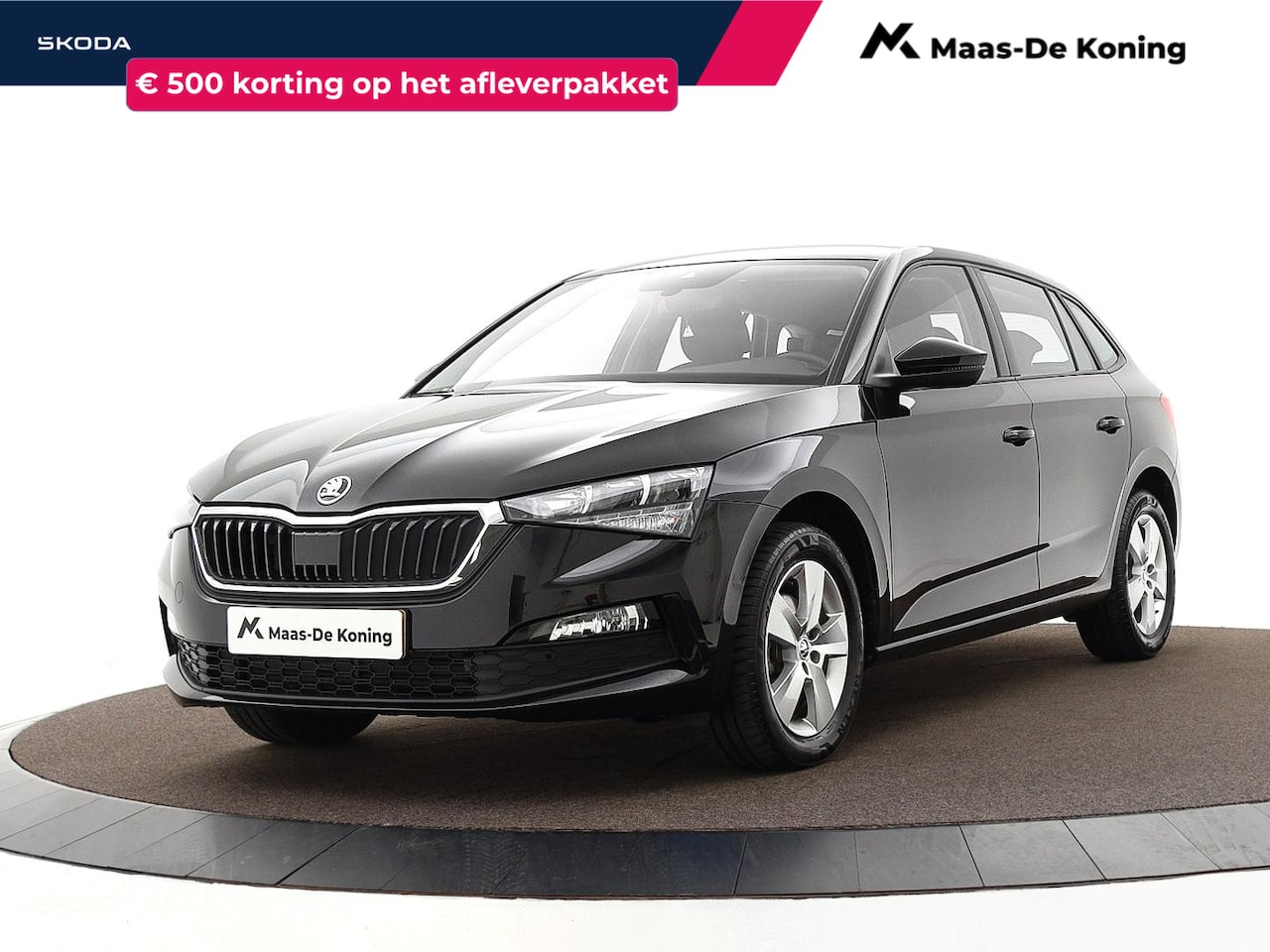 Skoda Scala - 1.0 TSI 110pk Ambition · Apple/Android Car Play · Airco · Cruise Control · DAB · 16'' Inch - AutoWereld.nl