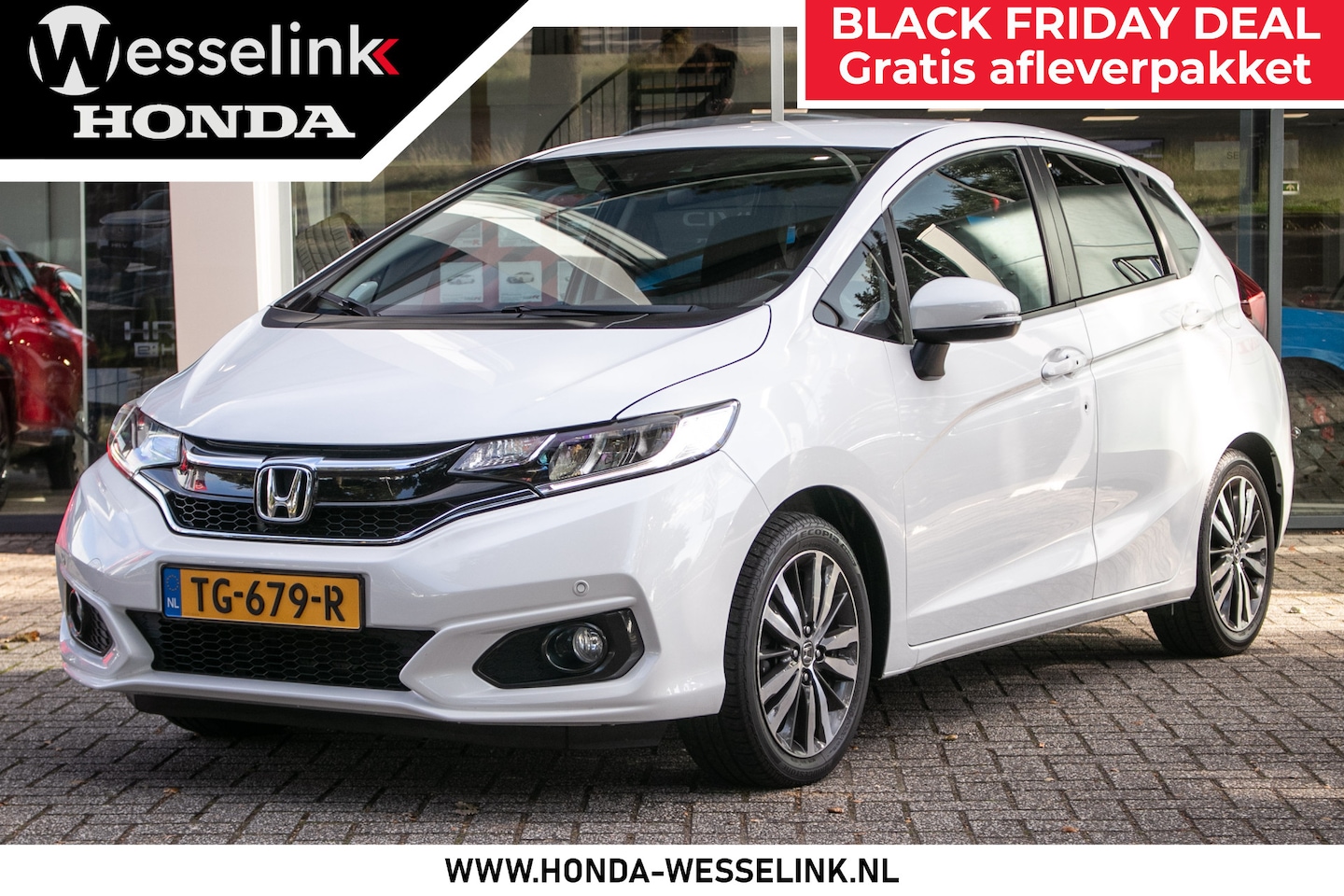 Honda Jazz - 1.3 i-VTEC Elegance -Trekhaak | Navigatie | Camera | Dealer ond. - AutoWereld.nl