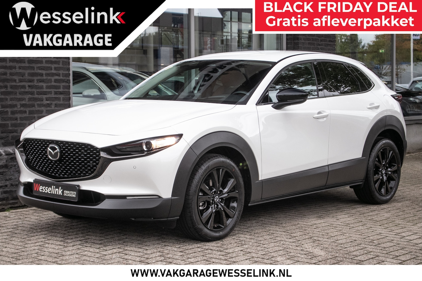 Mazda CX-30 - 2.0 e-SkyActiv-G M Hybrid Nagisa - Bose sound systeem | elec.verst stoelen - AutoWereld.nl