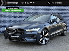 Volvo V60 - 2.0 T6 Plug-in hybrid AWD Plus Dark | Blond leder | Long range |19" Diamond cut velgen | T