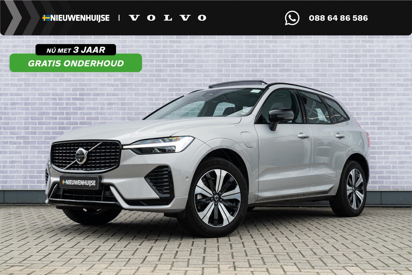 Volvo XC60 - T6 Plug-in hybrid AWD Plus Dark | Long Range | Trekhaak | BLIS | Adaptive cruis-control | - AutoWereld.nl
