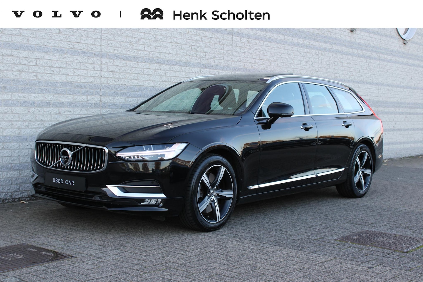 Volvo V90 - T5 Automaat Inscription | Visual Park Assist | Panoramadak | 19 " | Charcoal leder | Elekt - AutoWereld.nl