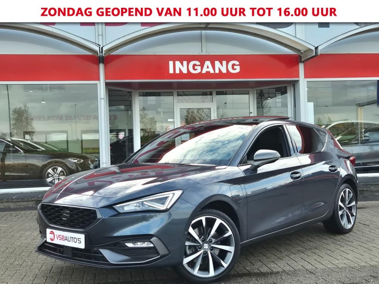 SEAT Leon - 1.4 TSI PHEV FR AUT. PANO-DAK NAVI CAMERA CARPLAY AIRCO LMV PDC - AutoWereld.nl