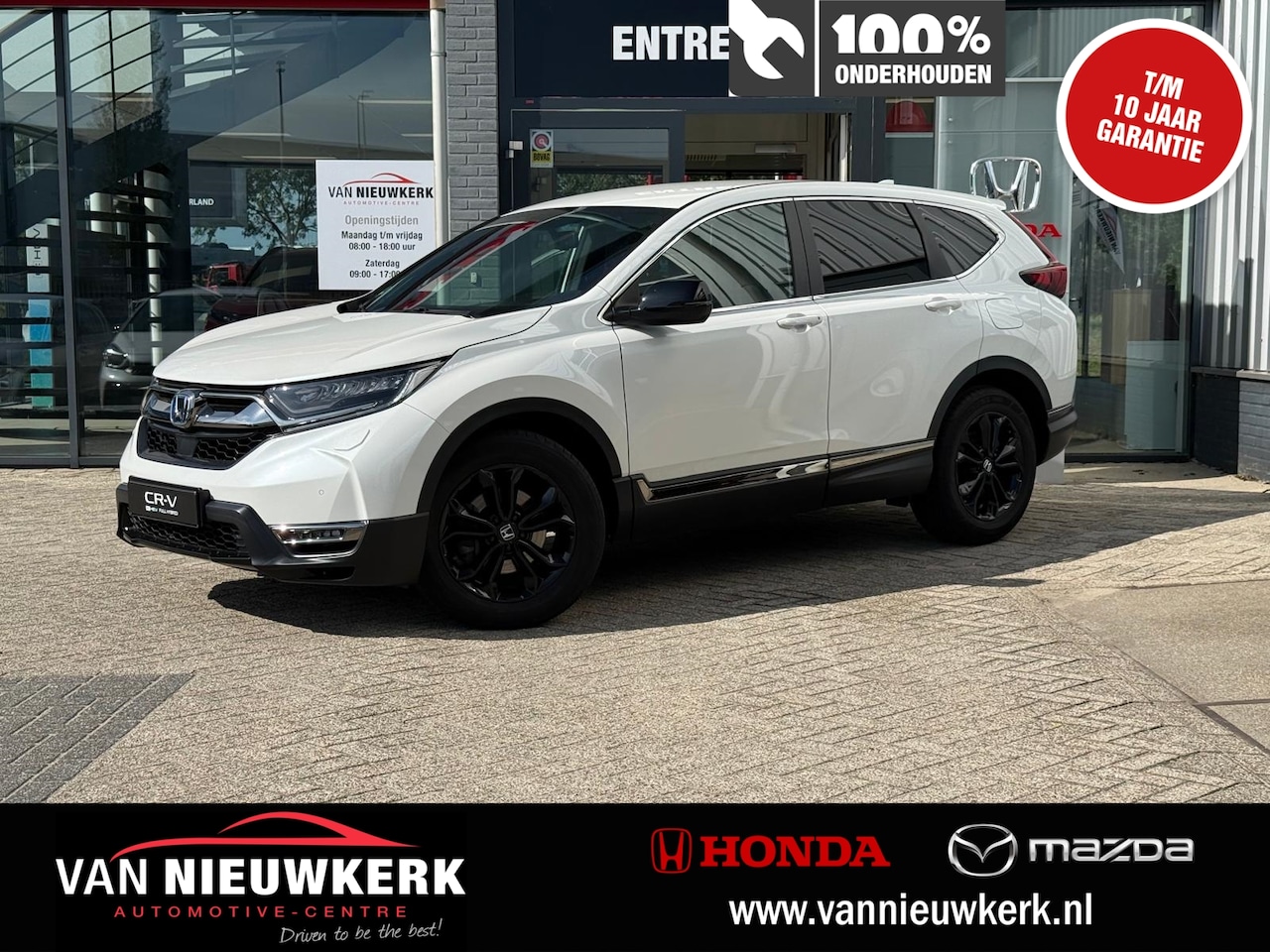 Honda CR-V - 2.0 HYBRID 184pk Automaat | Black Edition | Leder | Carplay | Climate - AutoWereld.nl