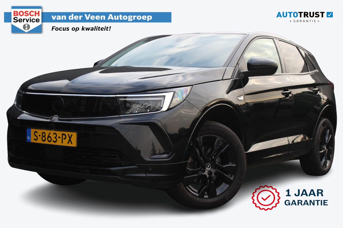 Opel Grandland - 1.2 Turbo Level 4 | Automaat | Incl. 12 maanden garantie | Apple Carplay | Stoel en stuurv - AutoWereld.nl