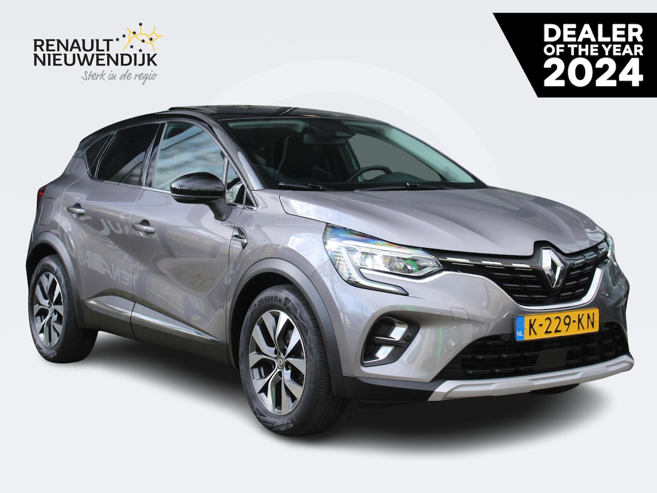 Renault Captur - TCe 90 Intens / DEALER OND. / 1E EIGENAAR / PANO / PDC 360 / PRIV GLASS / LANE ASS. / STU - AutoWereld.nl