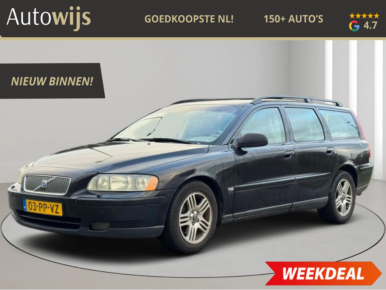 Volvo V70 - 2.4 D5 Edition II|APK 2-2026|163PK|GROOTSCHERM|LM-VELG - AutoWereld.nl