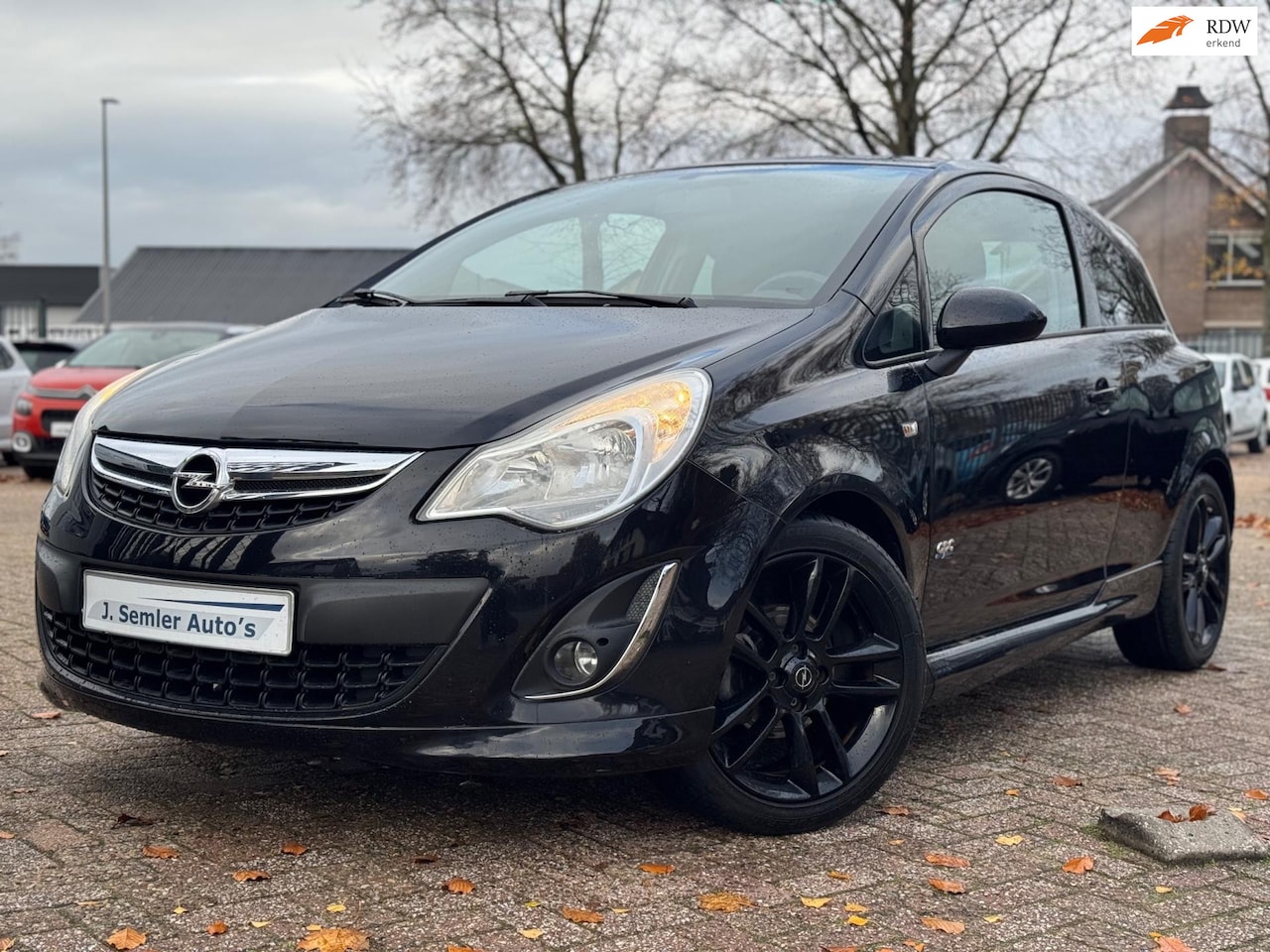 Opel Corsa - 1.4-16V OPC-LINE AIRCO 101PK BLACK EDITION NW.APK - AutoWereld.nl