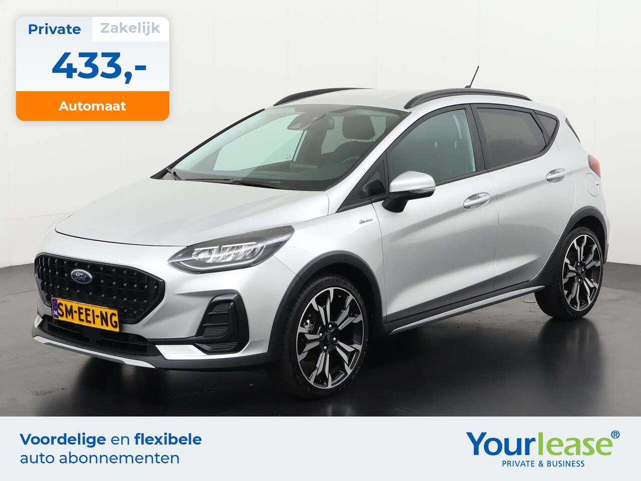Ford Fiesta - 1.0 EcoBoost Hybrid Active X | All-in 433,- Private Lease | Direct uit voorraad - AutoWereld.nl