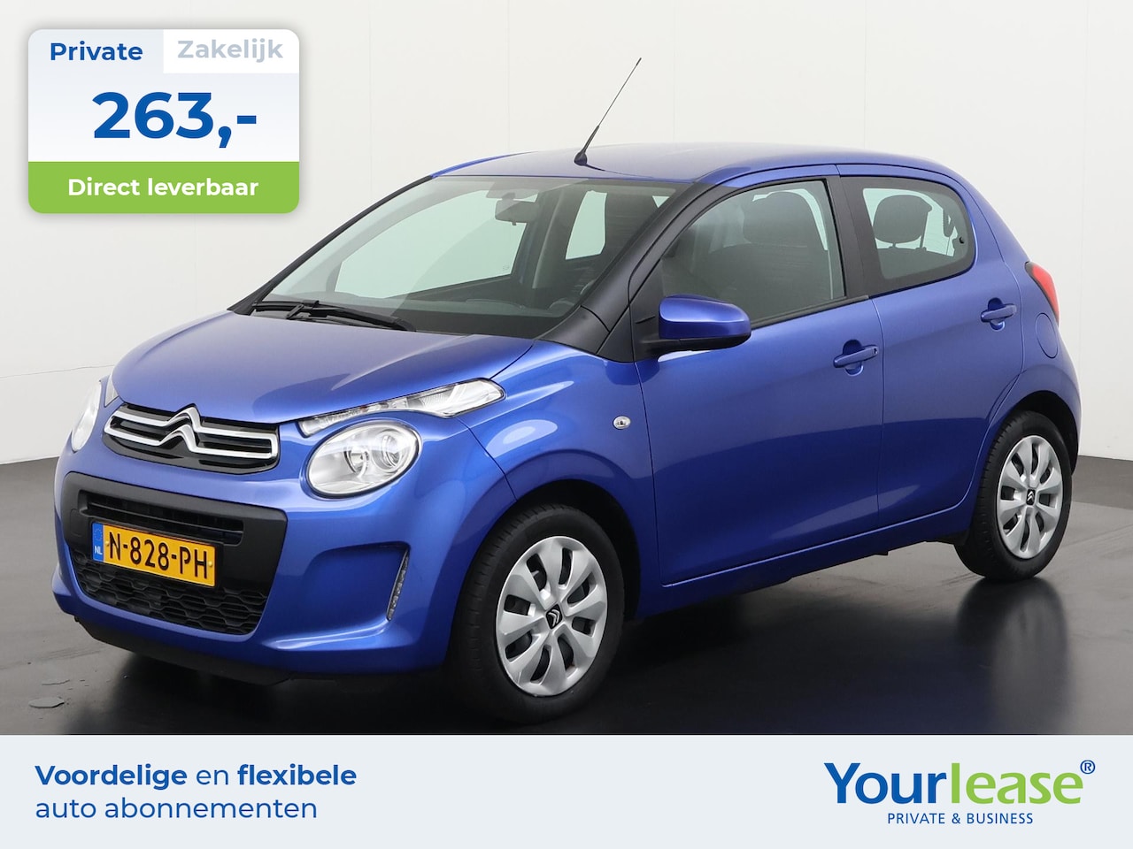 Citroën C1 - 1.0 VTi Feel | All-in 263,- Private Lease | Direct uit voorraad - AutoWereld.nl