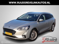 Ford Focus Wagon - EcoBoost Hybrid 125 PK H6 Titanium Navi Stoel+Stuurverwarming Digi Cockpit Wegklapbare Tre