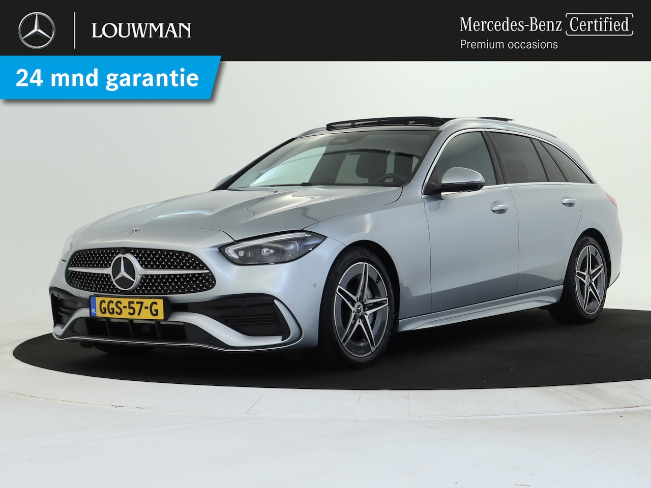 Mercedes-Benz C-klasse Estate - 180 Star Edition AMG Line | Panoramadak | Dodehoekdetectie | Apple CarPlay | Inclusief 24 - AutoWereld.nl