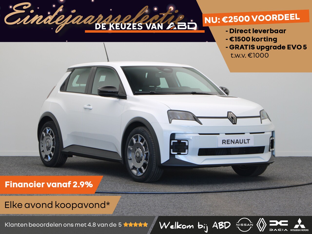 Renault 5 - Evolution Urban range | Cruise control met snelheidsbegrenzer | Full LED koplampen | ISOFI - AutoWereld.nl