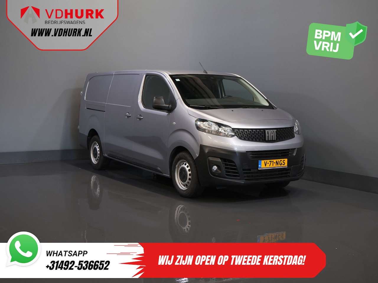 Fiat Scudo - 2.0 MJ 145 pk L3 BPM VRIJ! Adapt.Cruise/ Climate/ Keyless/ Carplay/ Camera/ PDC - AutoWereld.nl