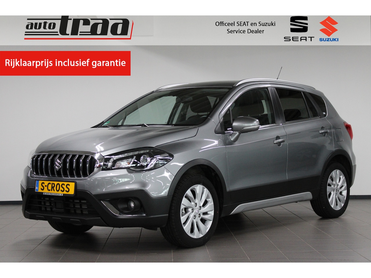 Suzuki S-Cross - 1.4 Boosterjet Select Smart Hybrid / Camera / Navi. / Stoelverwarming / - AutoWereld.nl