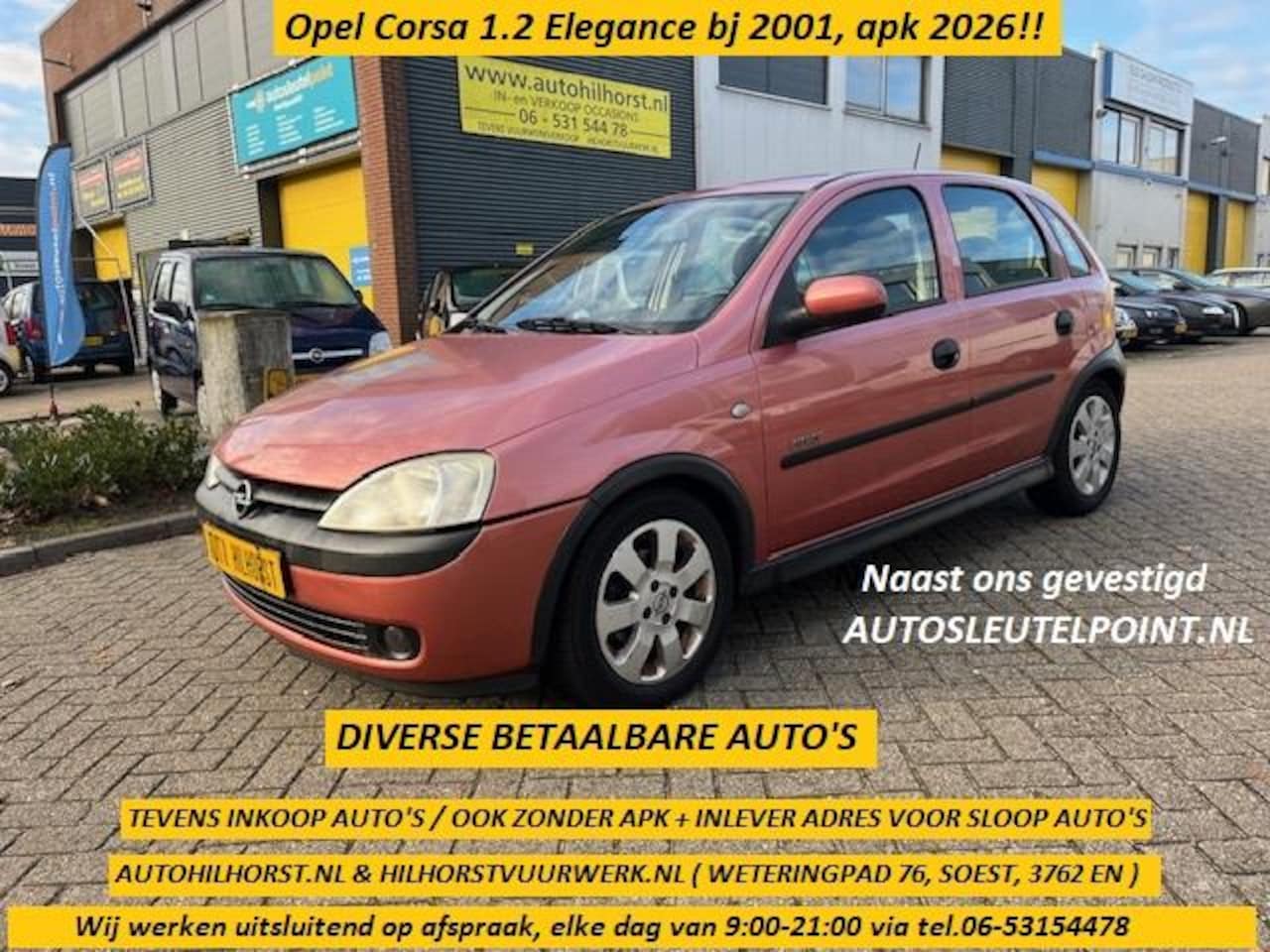 Opel Corsa - 1.2-16V Elegance 1.2-16V Elegance, zie onze foto's , Wij werken uitsluitend op telefonische afspraak!! - AutoWereld.nl