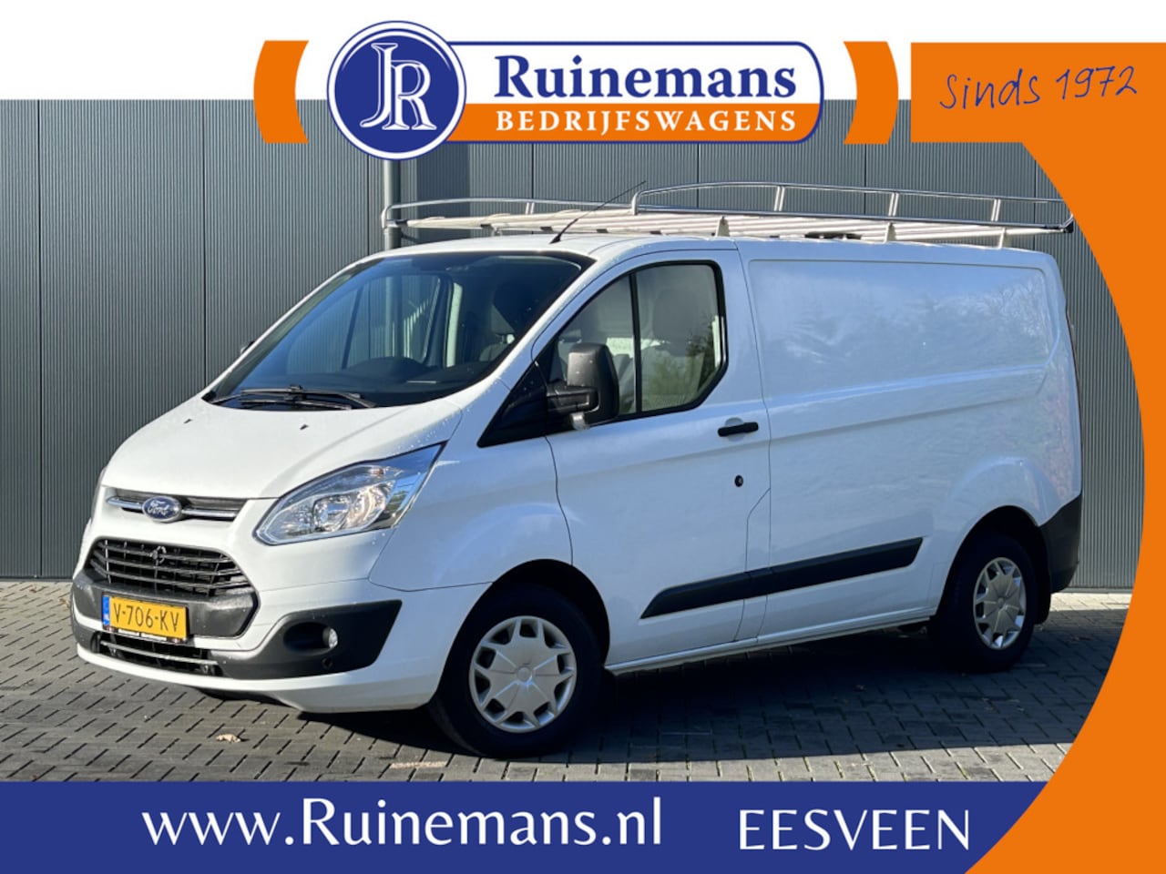 Ford Transit Custom - 2.0 TDCI 105 PK / L1H1 / 1e EIG. / 79.822 KM !! / TREKHAAK / INRICHTING / IMPERIAAL / 3-ZI - AutoWereld.nl