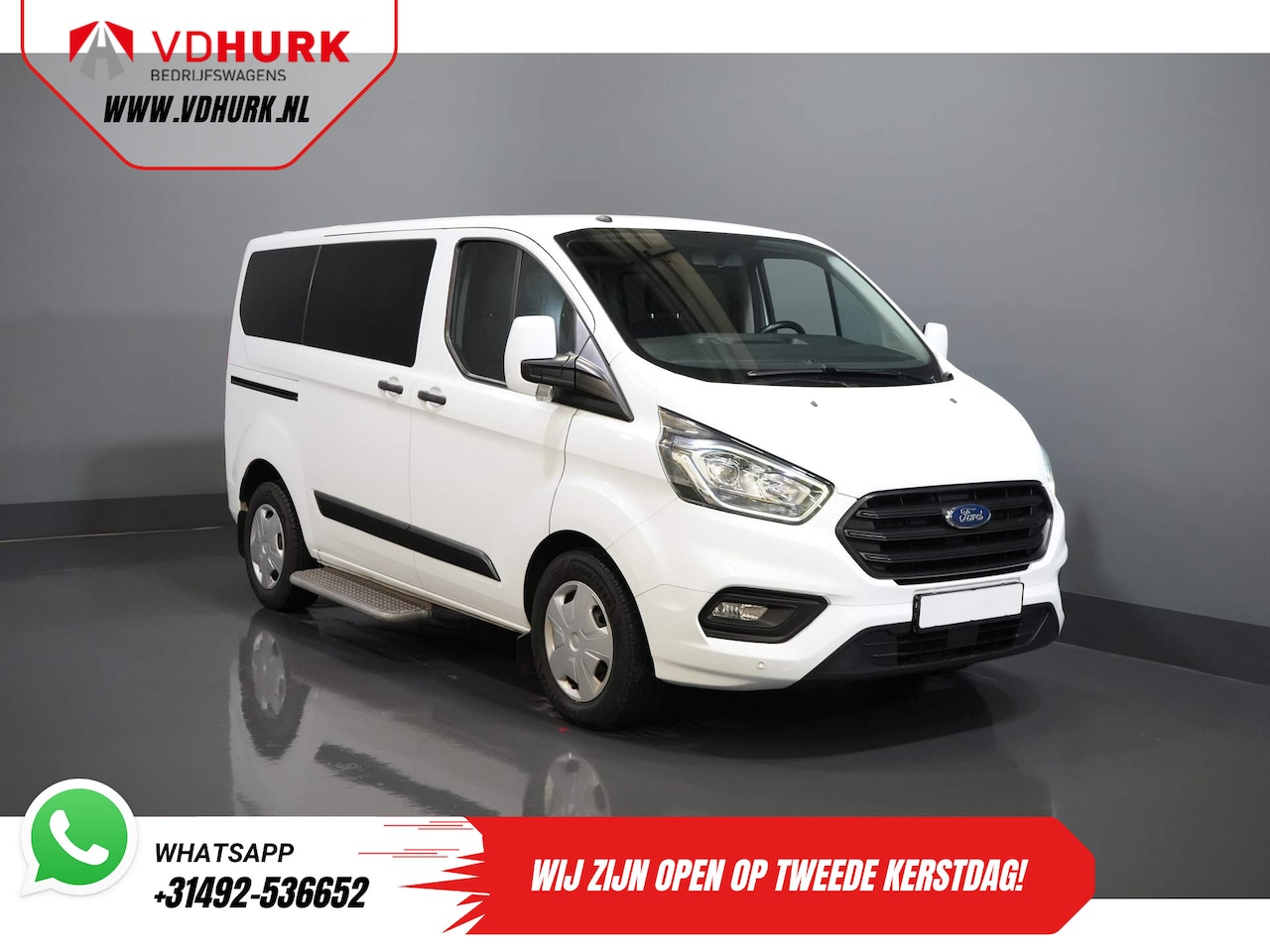 Ford Transit Custom Tourneo - 2.0 TDCI € 30.182,- incl. BTW/BPM Trend Combi/ Kombi/ 9 Persoons/ 9 P/ Cruise/ PDC/ Airco - AutoWereld.nl