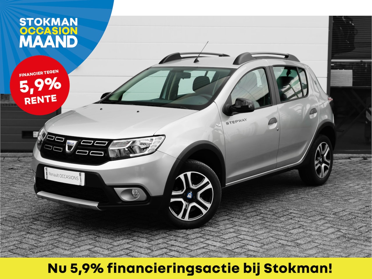 Dacia Sandero Stepway - 0.9 TCe Easy-R Serie Limitee 15th Anniv. | AUTOMAAT | Camera achter | ECC | NAVI | | incl. - AutoWereld.nl