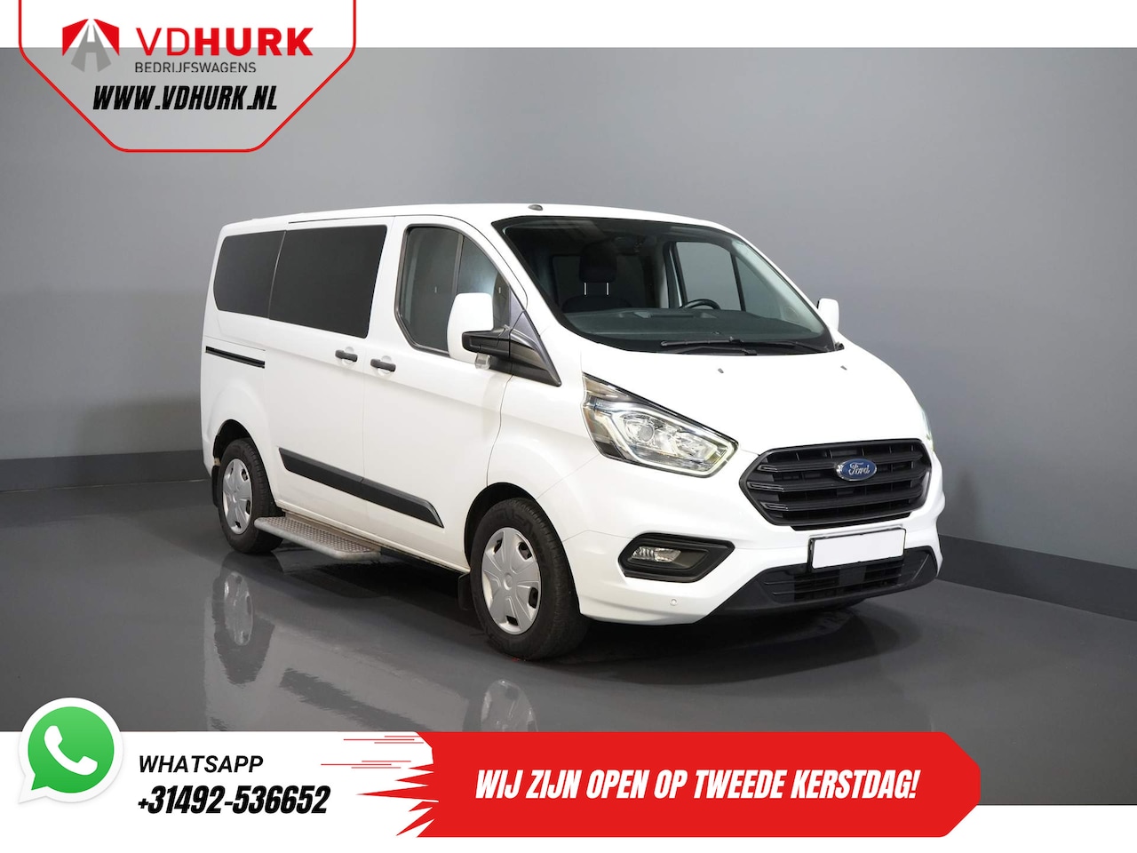 Ford Transit Custom Tourneo - 2.0 TDCI € 30.182,- incl. BTW/BPM Trend Combi/ Kombi/ 9 Persoons/ 9 P/ Cruise/ PDC/ Airco - AutoWereld.nl