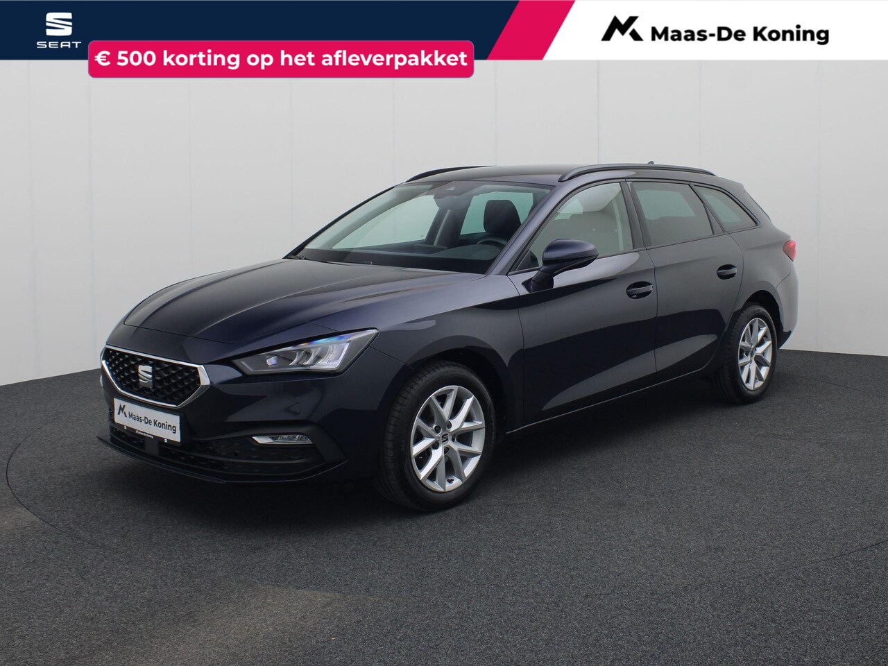 SEAT Leon Sportstourer - 1.0eTSI/110PK Style DSG · Navigatie · Trekhaak · Stuur- & stoelverwarming - AutoWereld.nl