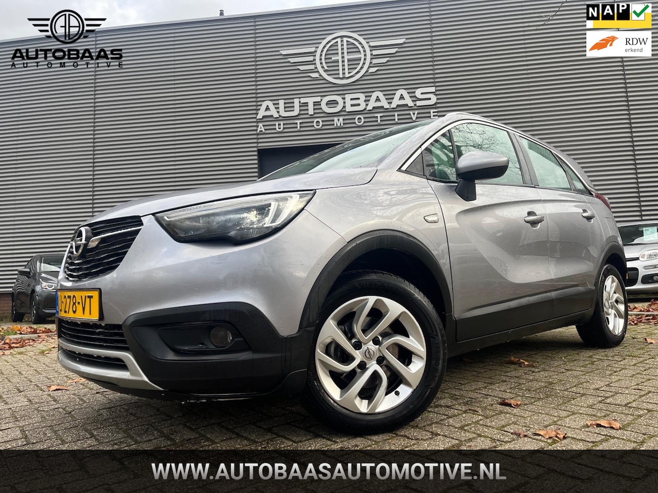 Opel Crossland X - 1.2 Turbo Innovation AUTOMAAT+NL-AUTO+NAP+1EIG+TREKHAAK+PARKEERSENSOREN+CLIMATE CONTROL+AP - AutoWereld.nl
