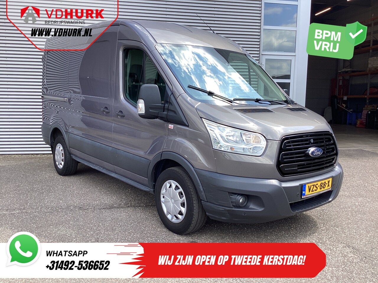 Ford Transit - 350 2.0 TDCI 170 pk Aut. L2 EXPORT Carplay/ Camera/ Navi/ Cruise/ PDC/ Trekhaak - AutoWereld.nl