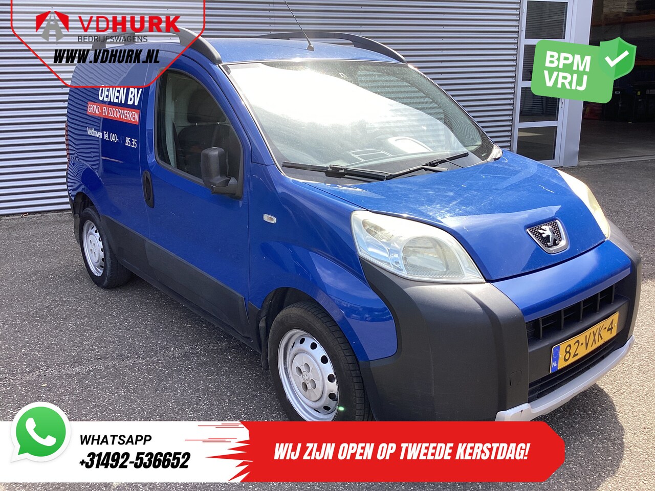 Peugeot Bipper - 1.4 HDi EXPORT ONLY Rijdt prima/ Carkit/ Betimmerd/ Radio/ Trekhaak - AutoWereld.nl
