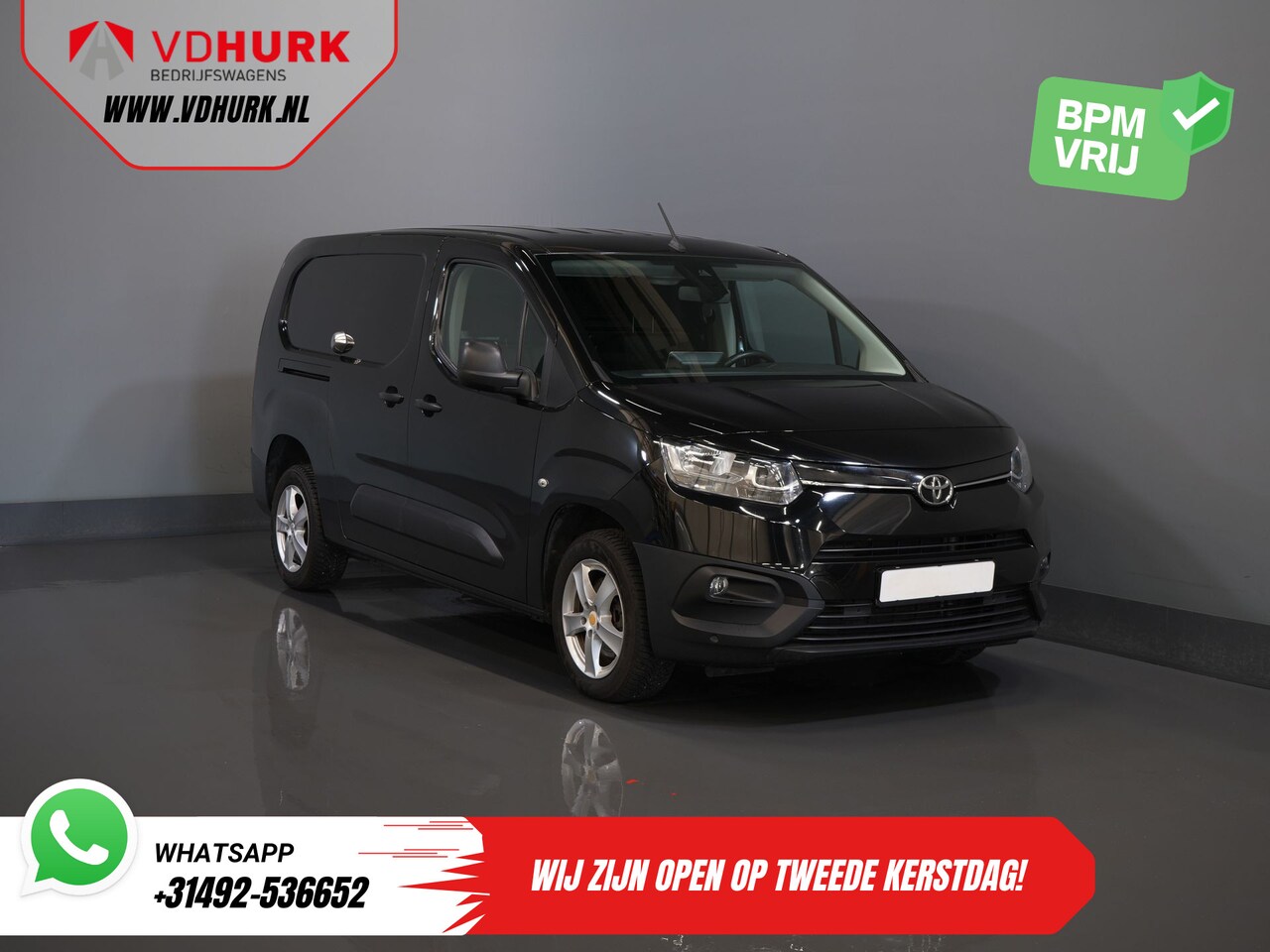 Toyota ProAce City - 1.2 Turbo 130 pk Aut. L2 Benzine BPM VRIJ! 3Pers./ Carplay/ Camera/ LMV/ PDC/ Airco/ Cruis - AutoWereld.nl