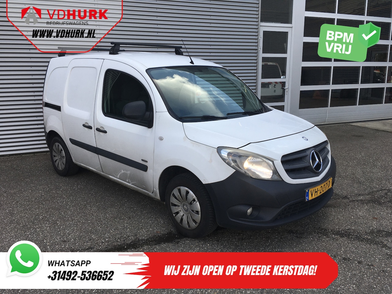 Mercedes-Benz Citan - 108 CDI EXPORT NL Auto/ APK 04-2026/ Airco/ Dakdragers/ Trekhaak - AutoWereld.nl