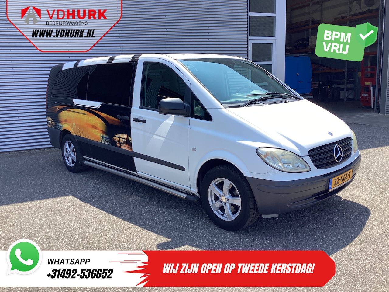 Mercedes-Benz Vito - 109 CDI L3 EXPORT ONLY (€7.744,- Incl. BTW/BPM Vrij!) 9 Persoons/ Kombi/ Combi/ 9P/ Sideba - AutoWereld.nl