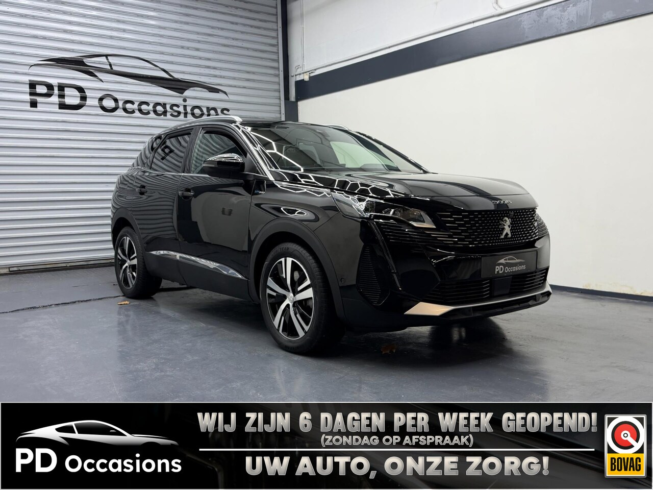 Peugeot 3008 - 1.6 HYbrid 225 GT Pack Business - (360) Camera - ACC - Stoelverw. - Dodehoek - AutoWereld.nl