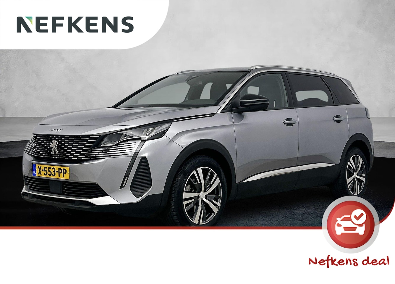 Peugeot 5008 - 136pk Hybrid Allure Pack | 1ste eigenaar | 7 persoons | Camera | Keyless | Dodehoekdetecti - AutoWereld.nl