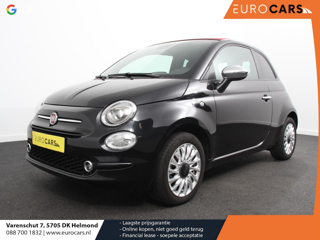 Fiat 500 C - 1.0 Hybrid Bella Vita Airco Cruise control Parkeersensor achter Radio Bluetooth Elektrisch - AutoWereld.nl
