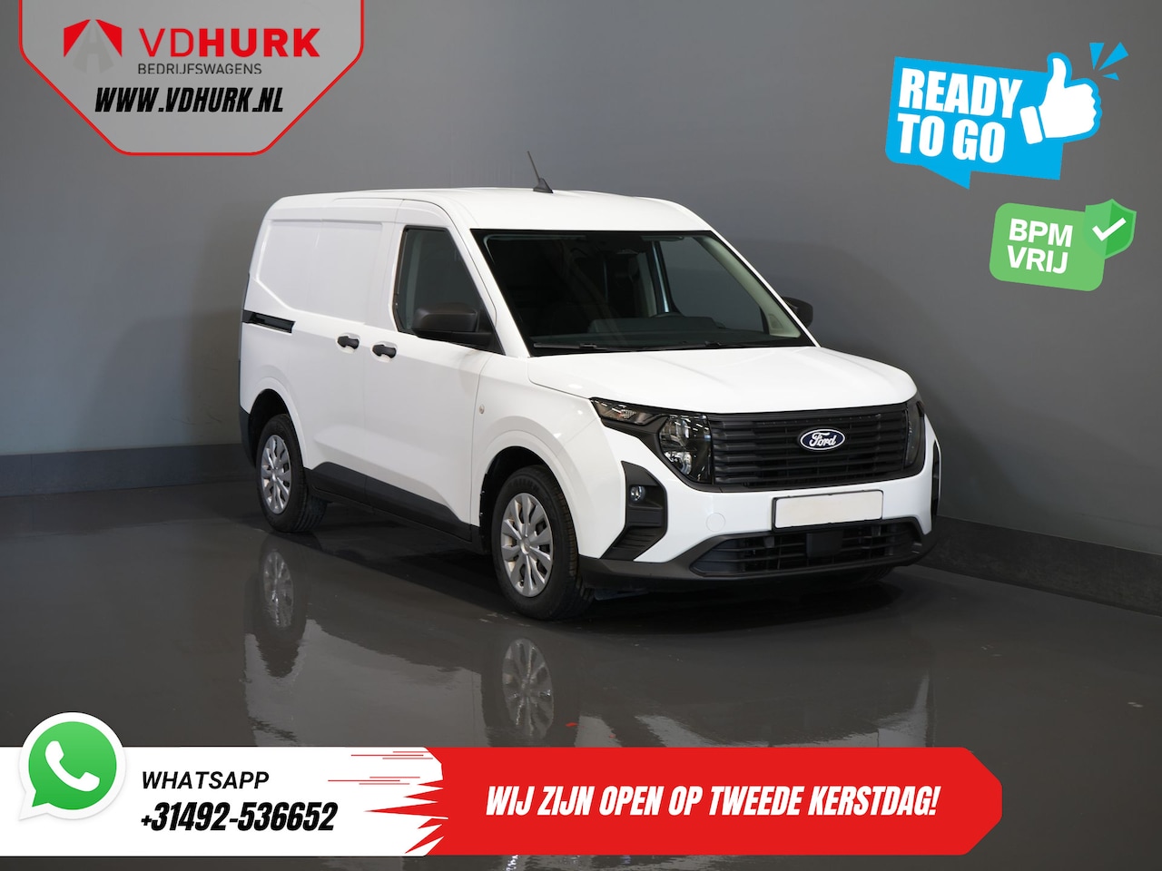 Ford Transit Courier - 1.0 Trend 100 pk BENZINE BPM VRIJ! Garantie 05-2029/ Carplay/ Virtual Cockpit/ Airco/ Crui - AutoWereld.nl