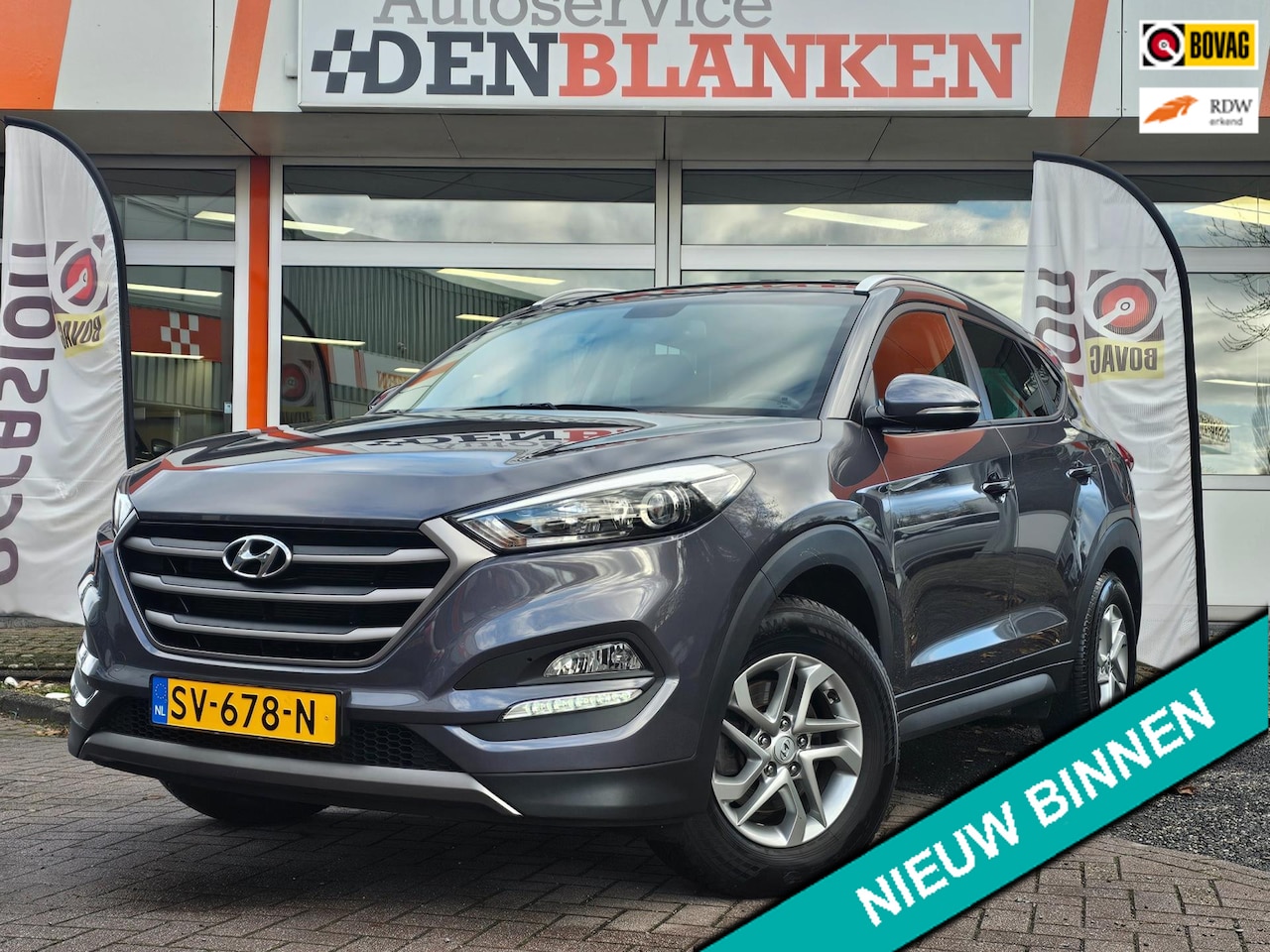 Hyundai Tucson - 1.6 GDi i-Drive BJ.2016 / Navi / Camera / Climate Control / PDC / Cruise / Lage Kmtrs !! - AutoWereld.nl