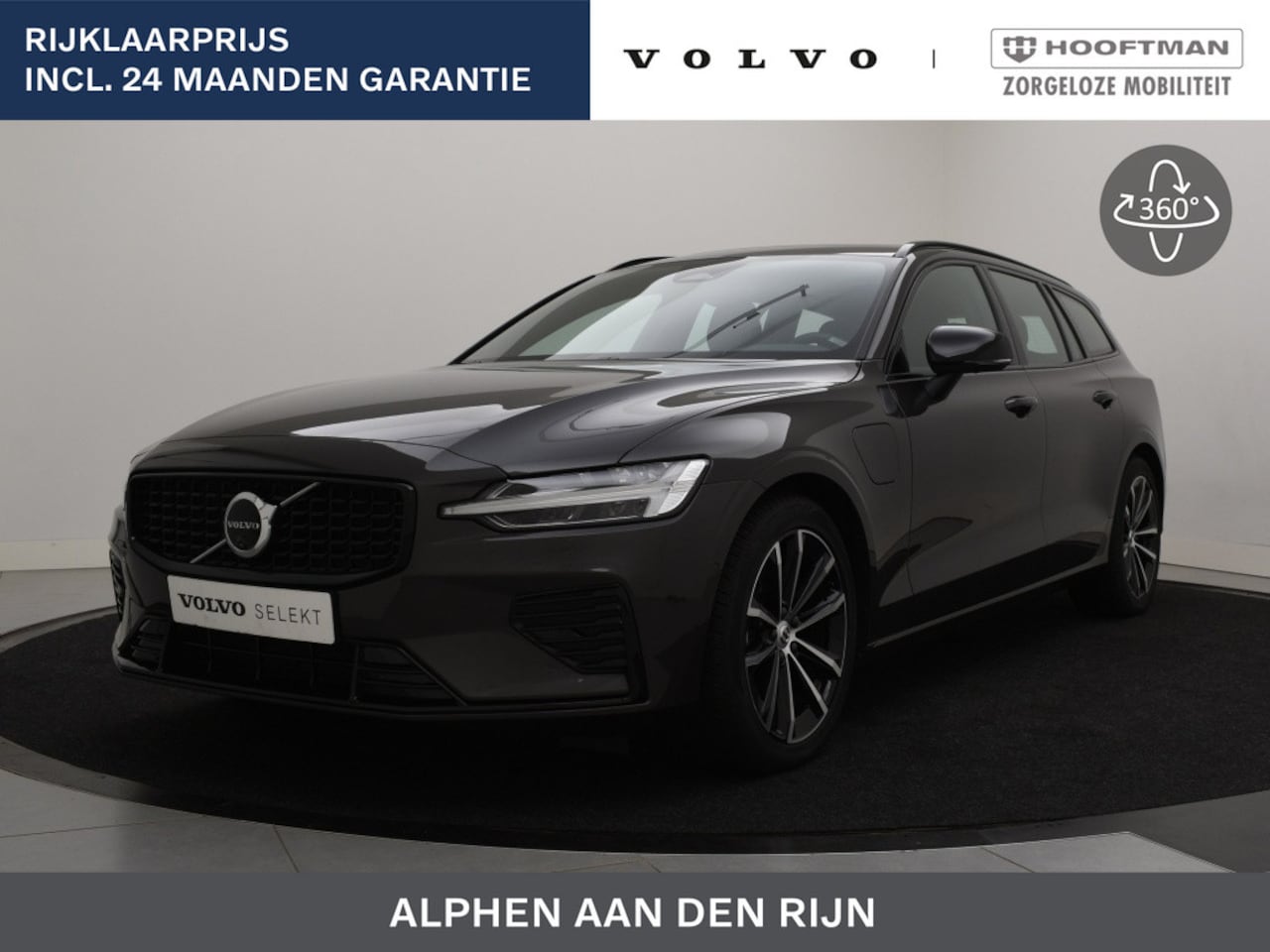 Volvo V60 - T6 PLUG-IN HYBRID LONG RANGE PLUS DARK SCHUIFDAK 360GR CAM TREKH - AutoWereld.nl
