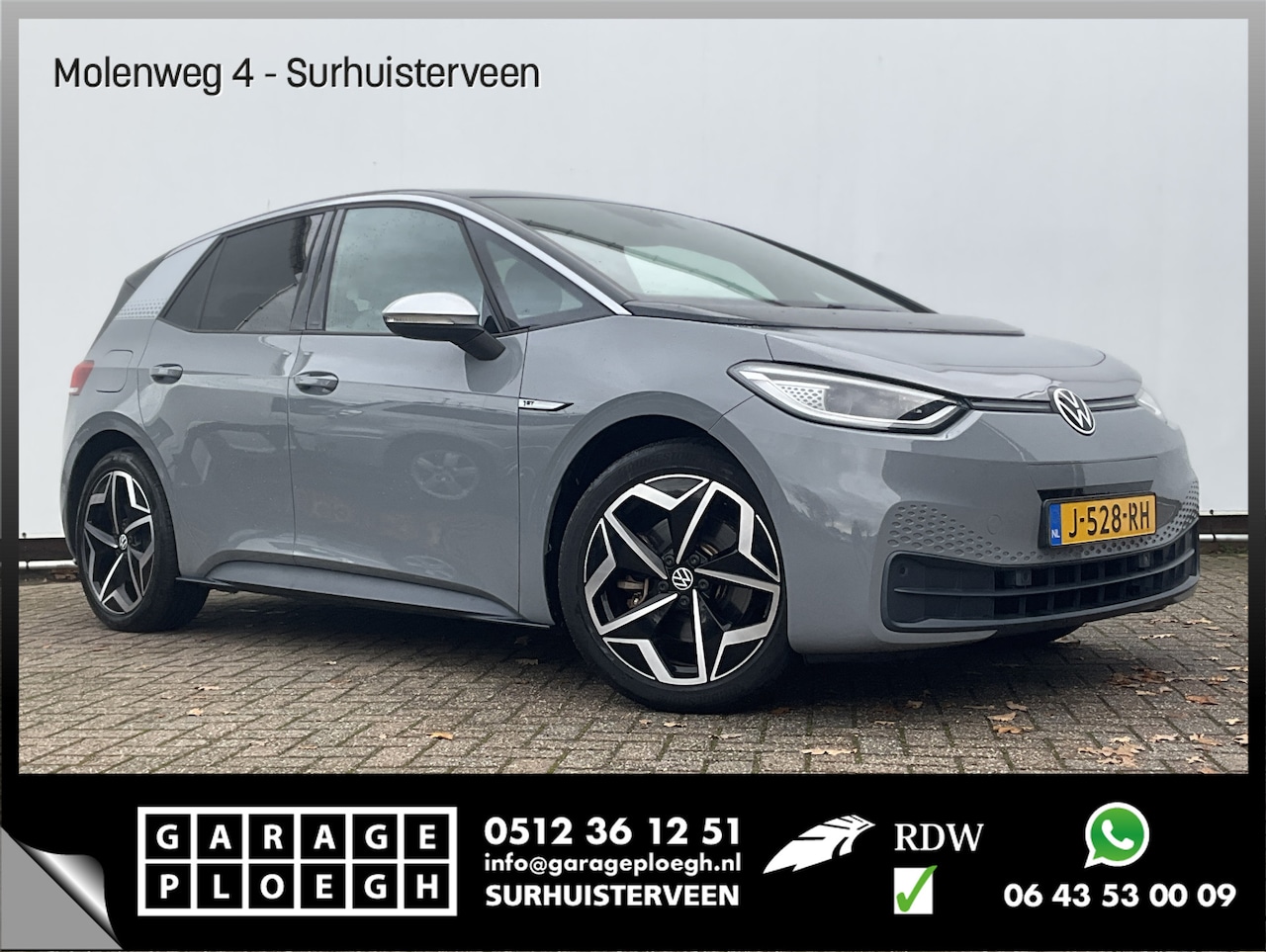 Volkswagen ID.3 - First Plus 58 kWh Stoel.Sttuverw. Adapt.Cruise DAB - AutoWereld.nl