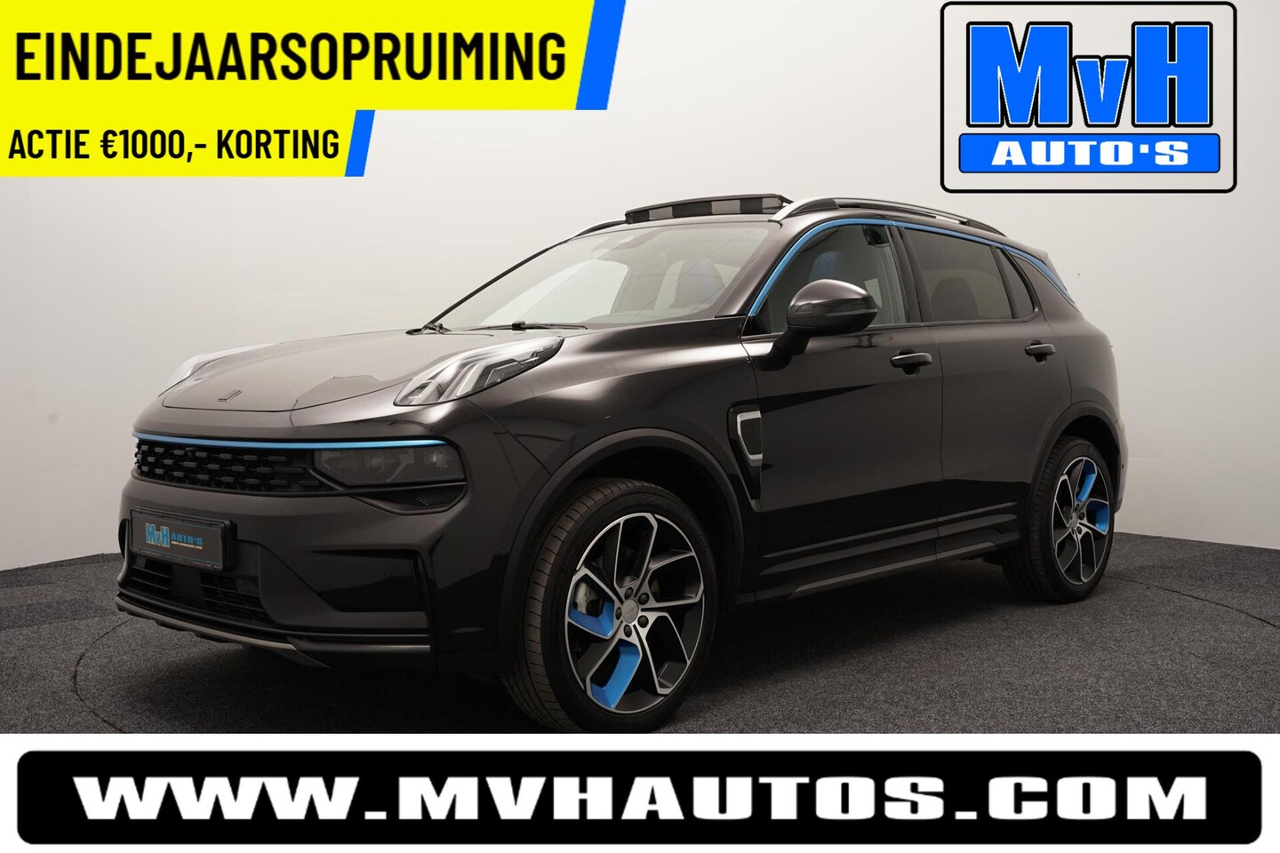 Lynk & Co 01 - 1.5 Plug-in Hybride|ZWARTE.HEMEL|360ºCAM|PANO|NAP - AutoWereld.nl