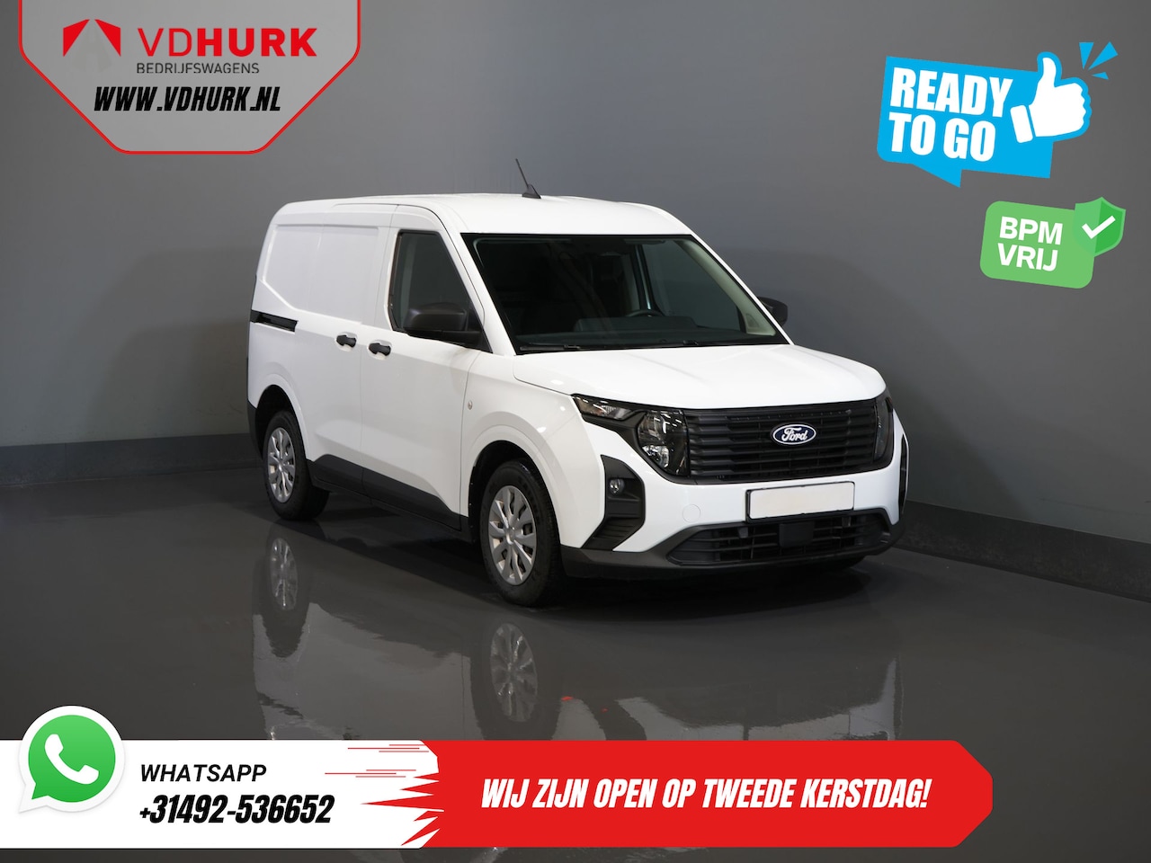 Ford Transit Courier - 1.0 Trend 100 pk BENZINE BPM VRIJ! Garantie 05-2029/ Carplay/ Virtual Cockpit/ Airco/ Crui - AutoWereld.nl