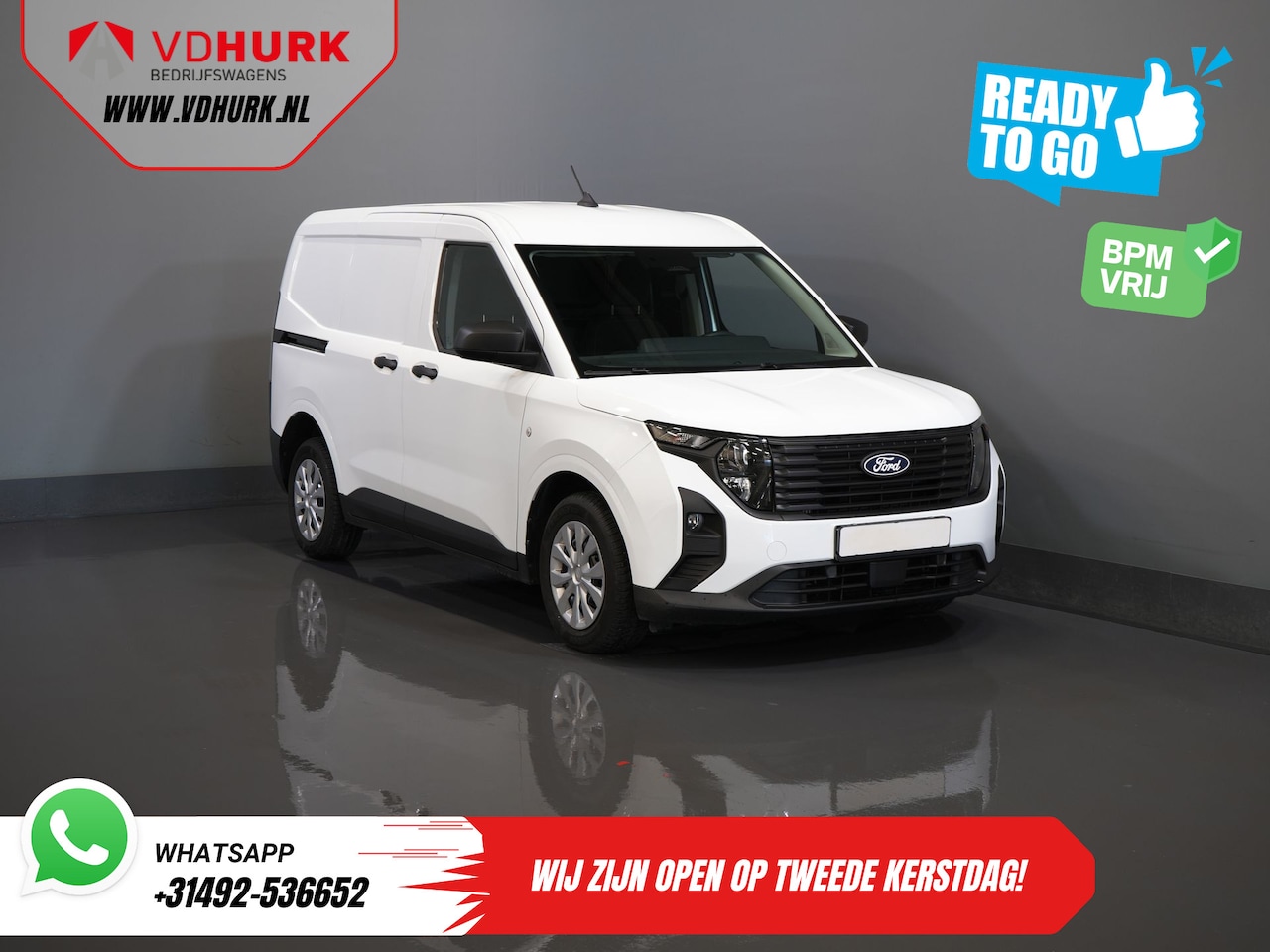 Ford Transit Courier - 1.0 Trend 100 pk BENZINE BPM VRIJ! Garantie 05-2029/ Carplay/ Virtual Cockpit/ Airco/ Crui - AutoWereld.nl
