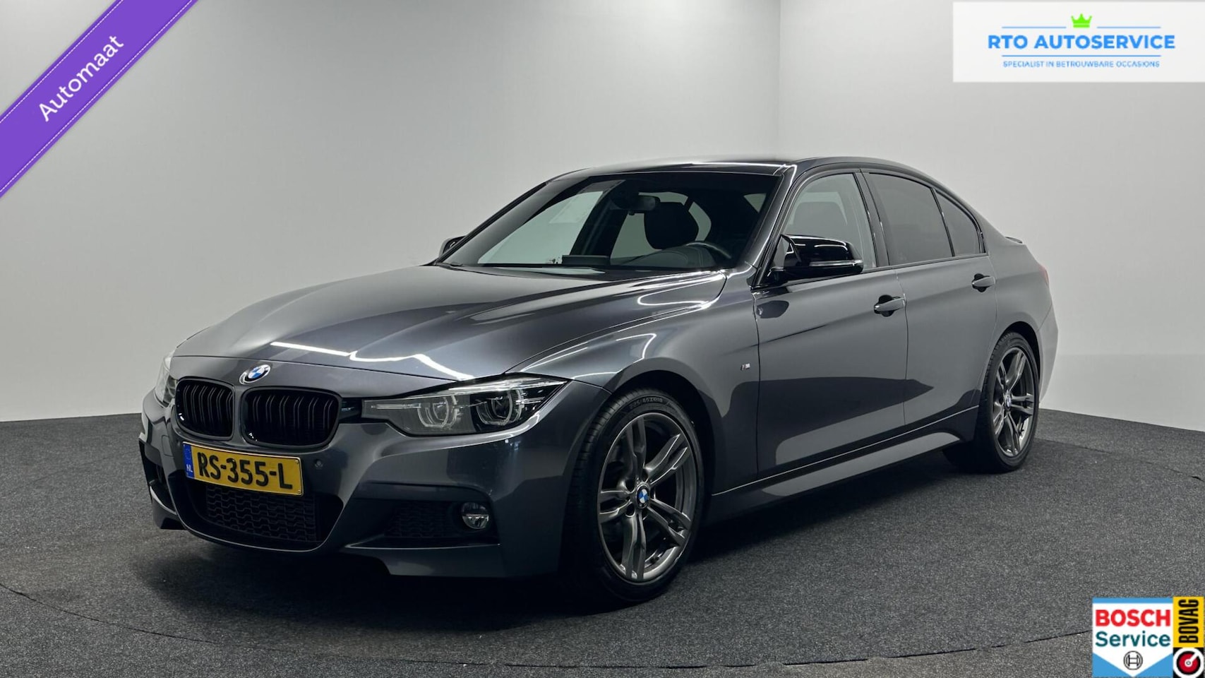 BMW 3-serie - 318i Edition M Sport Shadow Executive LEER NAVI ECC STOEL VERWARMING. - AutoWereld.nl