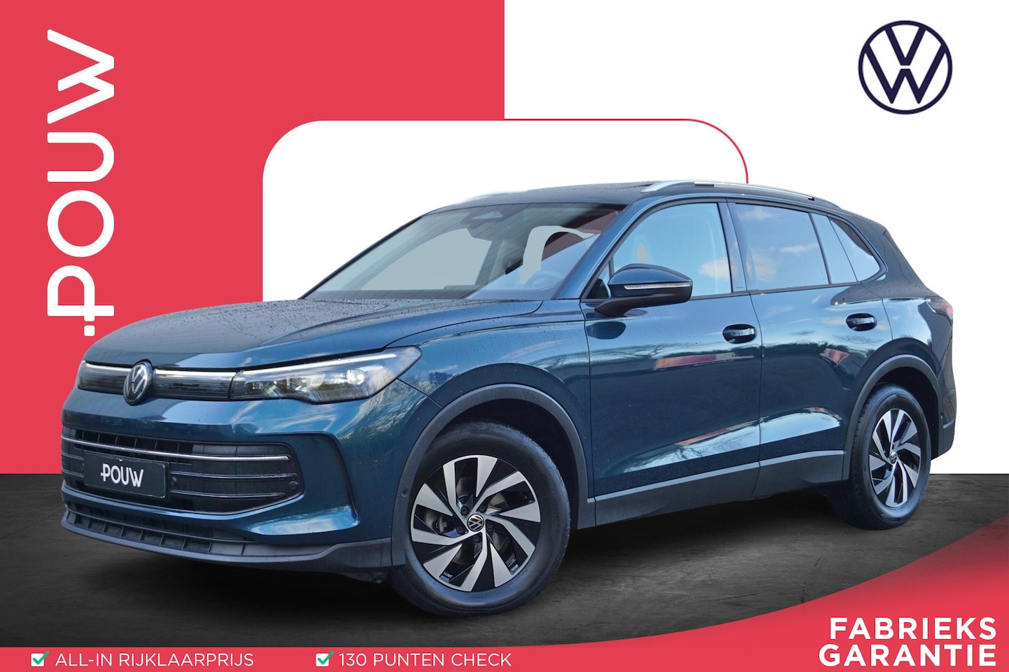 Volkswagen Tiguan - 1.5 eTSI 150pk DSG Life Edition | Panoramadak | Stoelverwarming | Dodehoekdetectie - AutoWereld.nl